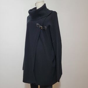 Ply Cashmere Black Cowl Neck Sweater